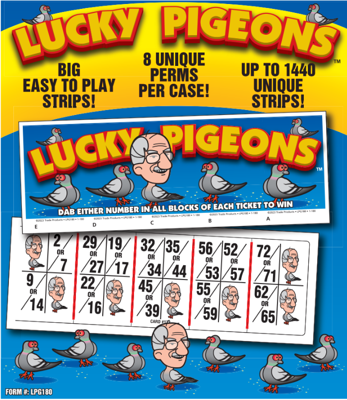 LUCKY PIGEONS 180X8
