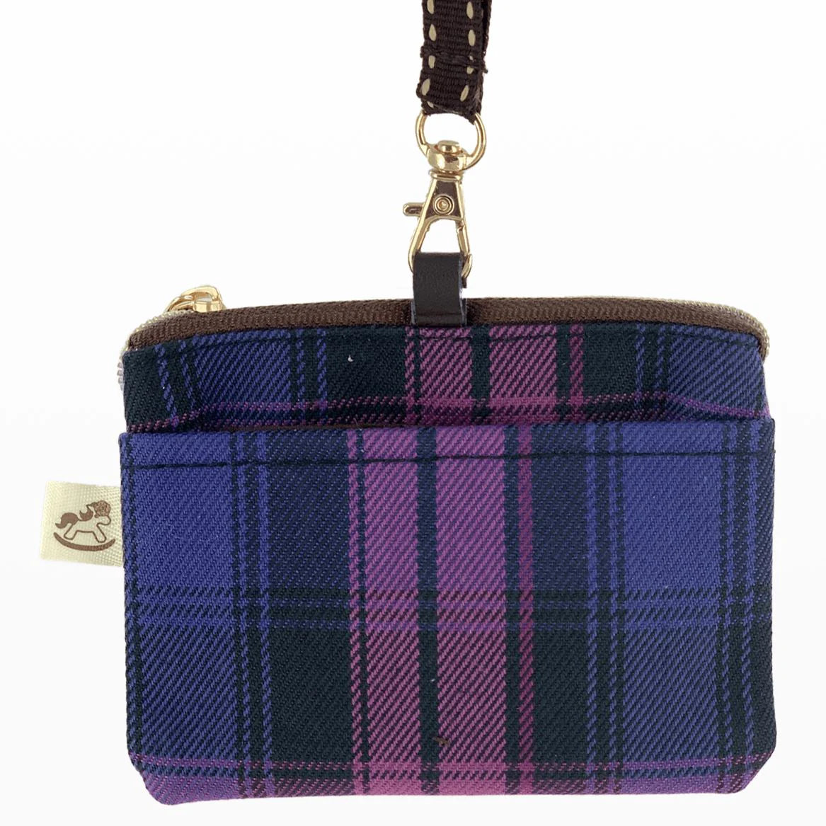 Coin Purse - Purple & Pink Tartan Plaid