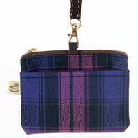 Coin Purse - Purple & Pink Tartan Plaid